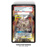Arceus & Dialga & Palkia GX 221/236  - PSA Size Graded Card Case Extended Artwork Display with GradeGuardian Protection